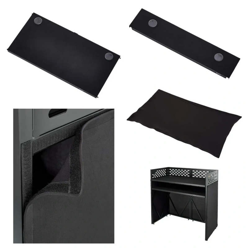 Стіл для ді-джея Roadworx DJ Table ALU Basic Black повний комплект — фото 8