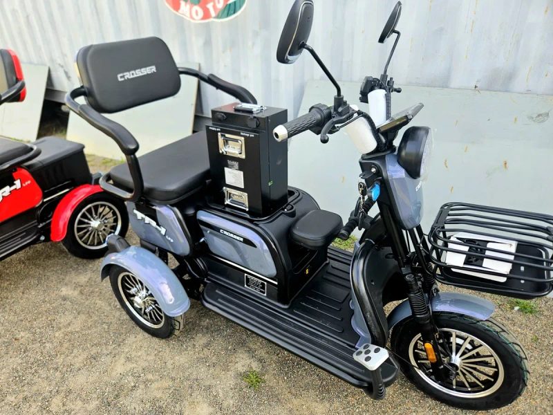 Стокмото Мощный ЭЛЕКТРОТРИЦИКЛ 1500ват[3000w pic.]LFP Литий-железофосфат батарея кросер ДОСТАВКА tr1 большой выбор,разные цвета опт.розница crosser — фото 7