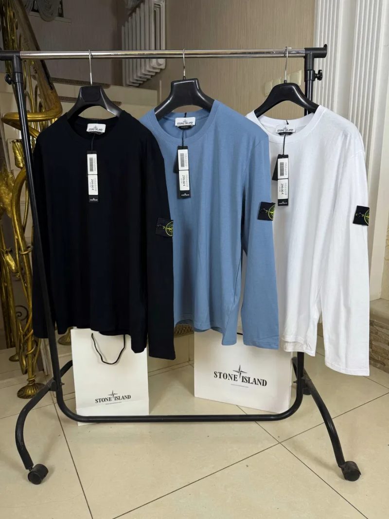 Stone Island Cotton Longsleeve Supreme Amiri — фото 2