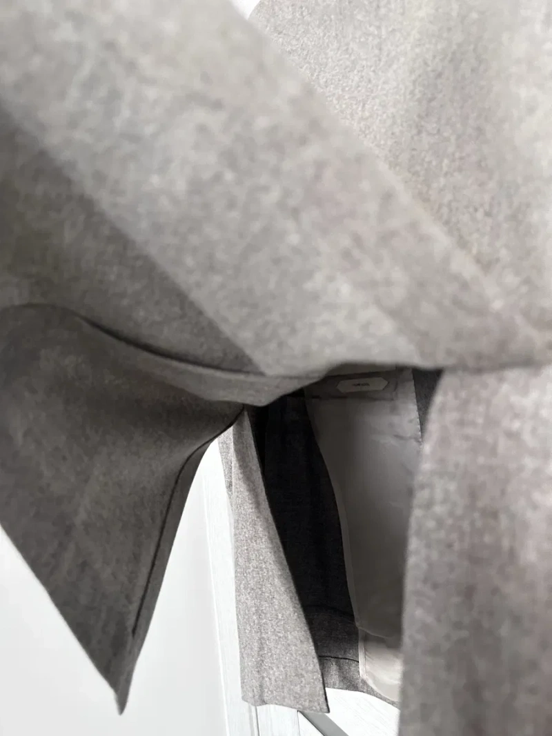 Suitsupply Half Canvass L 52/54  чоловічий піджак блейзер вовна коричневий бежевий — фото 5