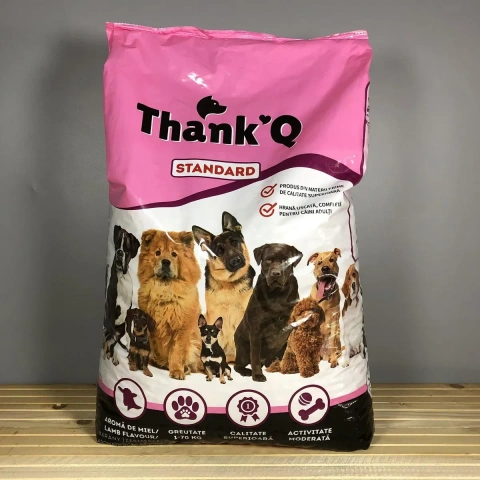 Сухий корм ThankQ 10 кг для дорослих собак з ягням / сухой корм для собак ягненок – для всех пород, повнораціонний корм, недорого, хорошее качество
