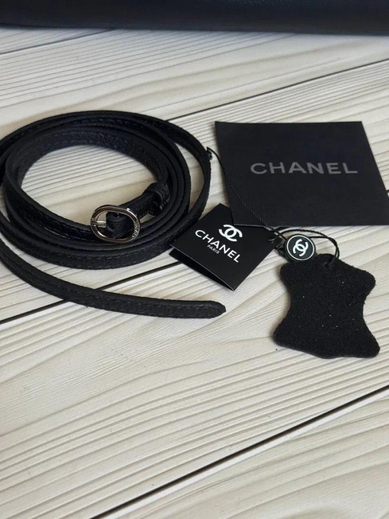 Сумка chanel maxi flap шкіряна чорна — фото 7