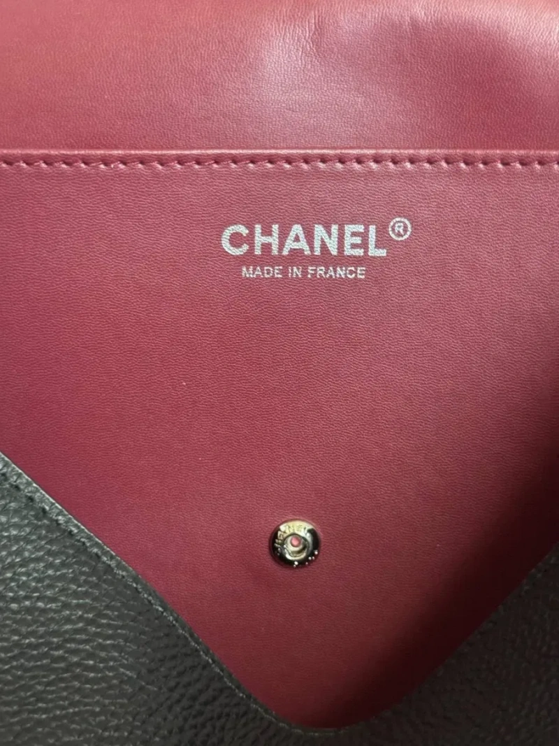 Сумка chanel maxi flap шкіряна чорна — фото 8