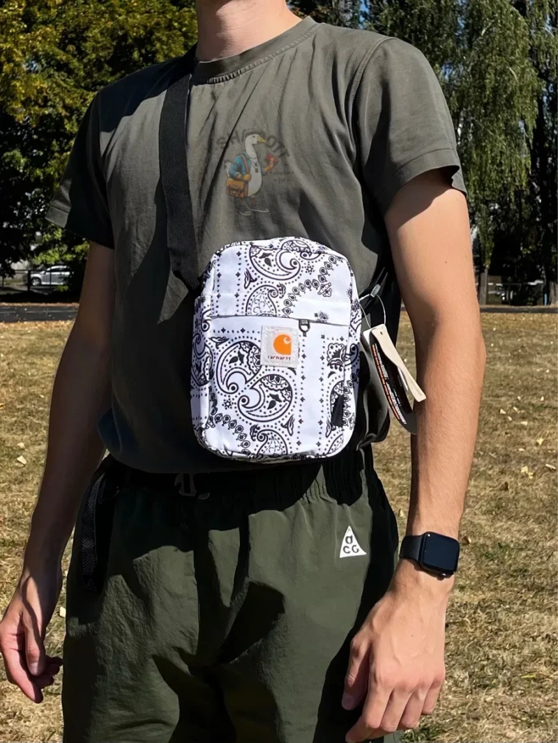 Сумка через плече CARHARTT з циганськими узорами | месенджер КАРХАРТТ — фото 4
