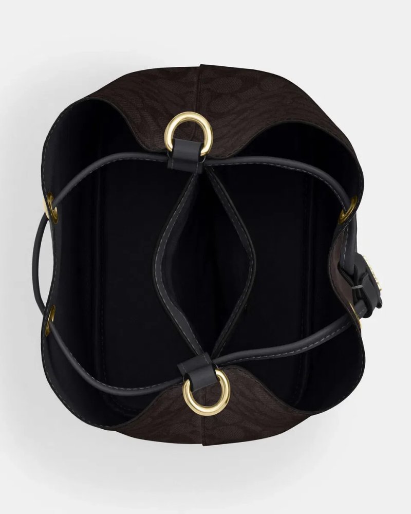 Сумка чоловіча Coach Coach Rowan Bucket Bag In Signature Canvas — фото 3