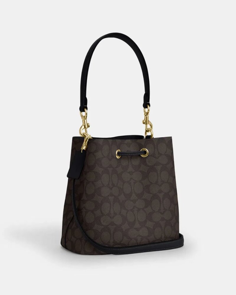 Сумка чоловіча Coach Coach Rowan Bucket Bag In Signature Canvas — фото 6