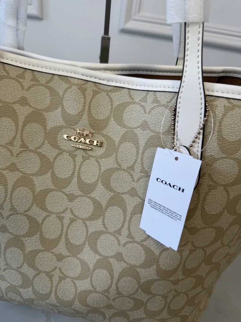 Сумка Coach city шопер Coach City Tote in Signature — фото 4