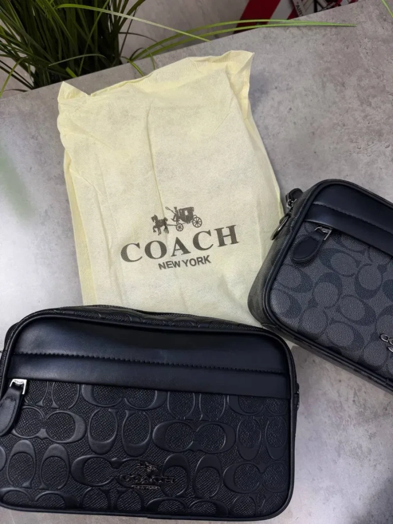 Сумка COACH настоящая кожа — фото 2