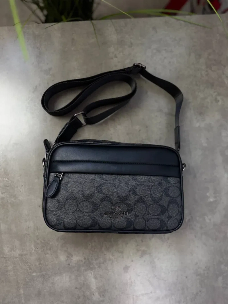 Сумка COACH настоящая кожа — фото 4