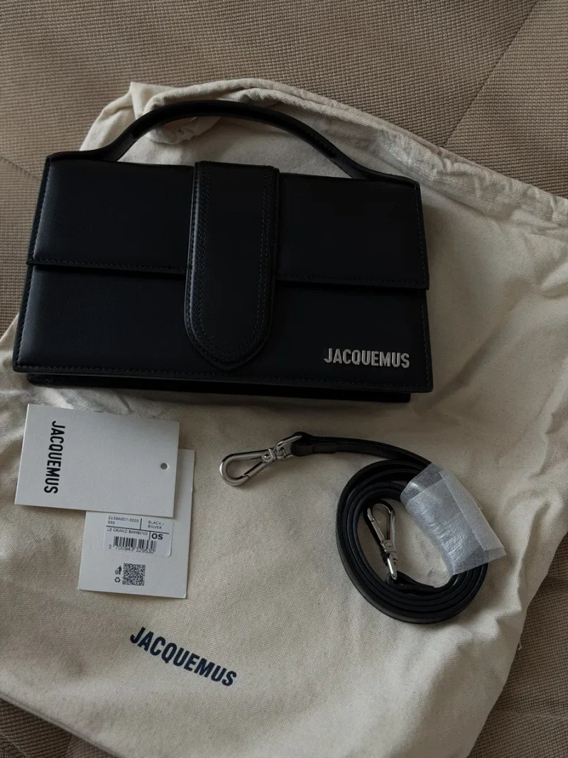 Сумка Jacquemus Le Grand Bambino Black — Оригінал, Нова — фото 4