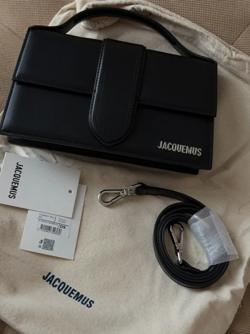 Сумка Jacquemus Le Grand Bambino Black — Оригінал, Нова — фото 6