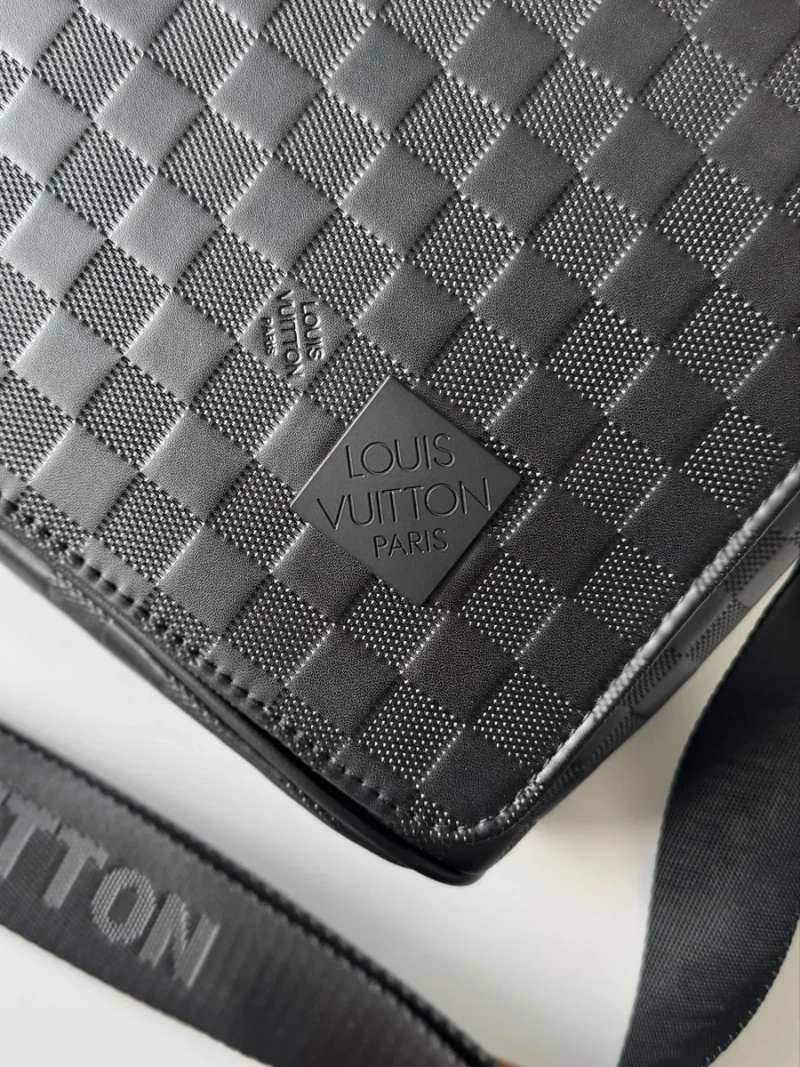 Сумка Louis Vuitton District, чоловічий месенджер луі вітон, мужская сумка через плечо, кожаная — фото 2