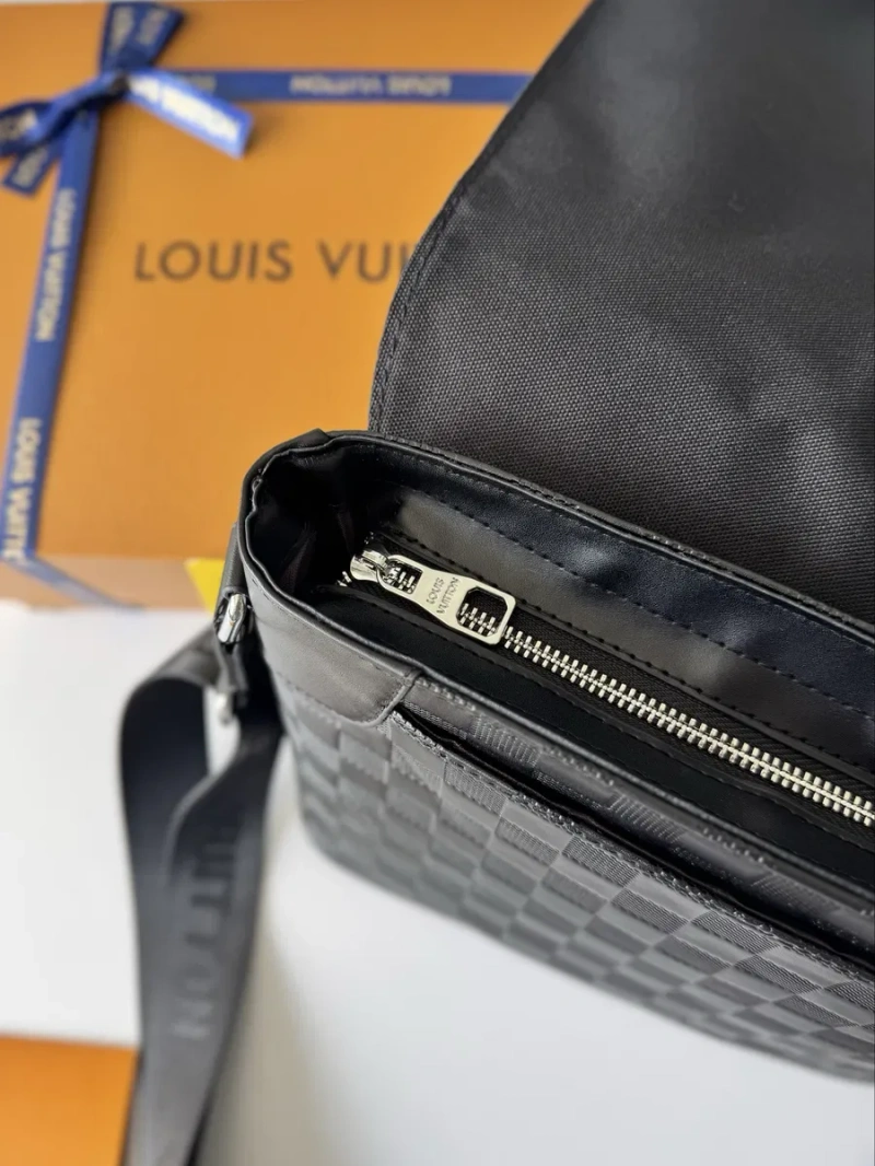 Сумка Louis Vuitton District, чоловічий месенджер луі вітон, мужская сумка через плечо, кожаная — фото 6