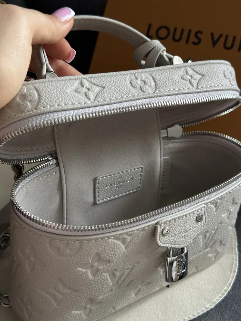 Сумка Louis Vuitton в натуральній шкірі, vanity chain pouch, lv , луі вітон — фото 6