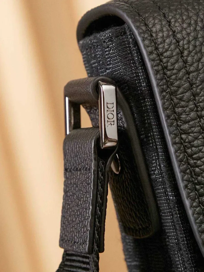 Сумка месенджер Christian Dior Saddle Messenger with Flap Сумка через плече Діор Черная мужская сумка Премиум качество — фото 6