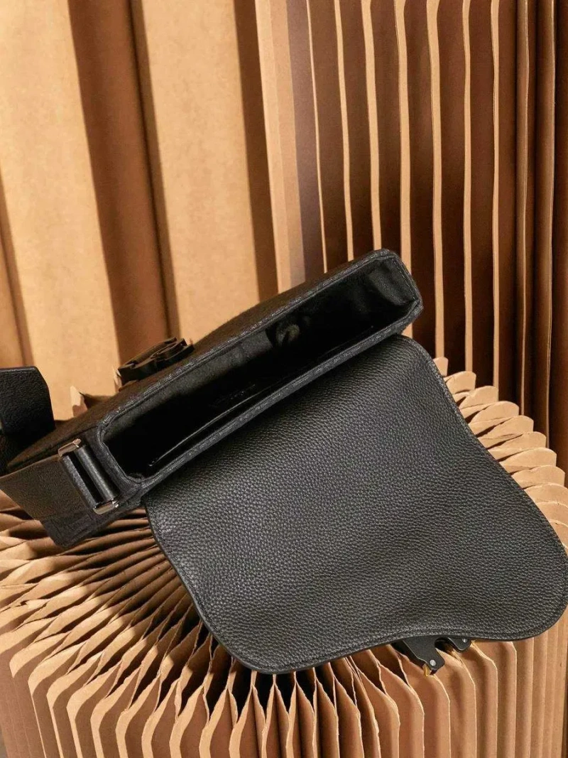 Сумка месенджер Christian Dior Saddle Messenger with Flap Сумка через плече Діор Черная мужская сумка Премиум качество — фото 8