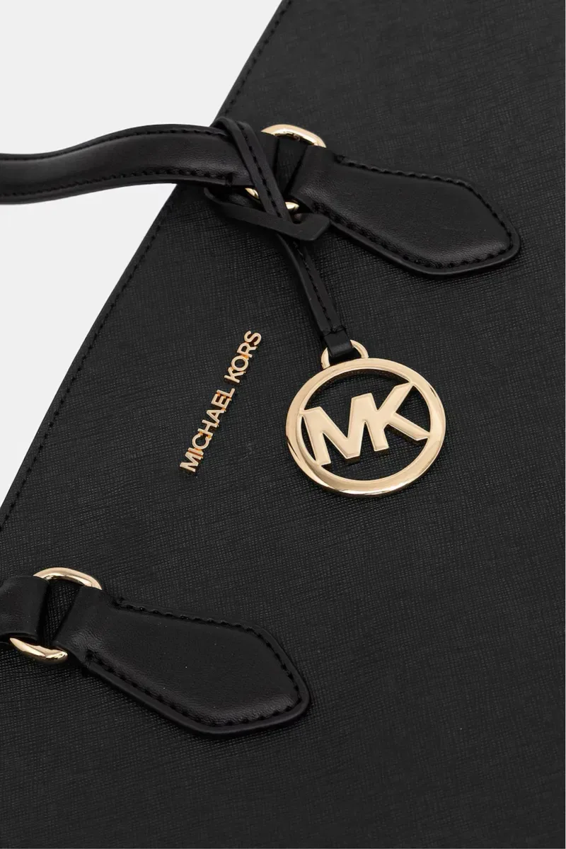 Сумка Michael Kors large Becca logo-charm tote bag — фото 4
