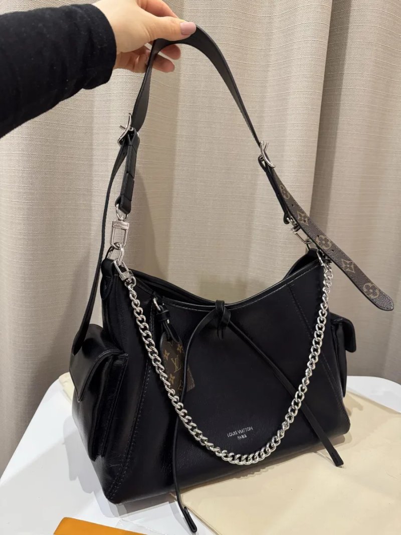 Сумка шопер чорна Louis Vuitton Луі Вітон Луї Віттон сумочка Луи Витон Виттон велика — фото 3