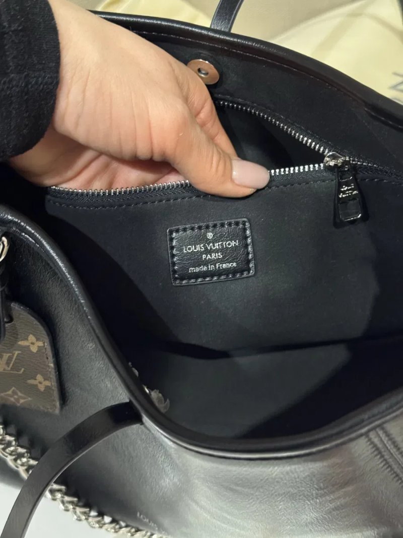 Сумка шопер чорна Louis Vuitton Луі Вітон Луї Віттон сумочка Луи Витон Виттон велика — фото 5