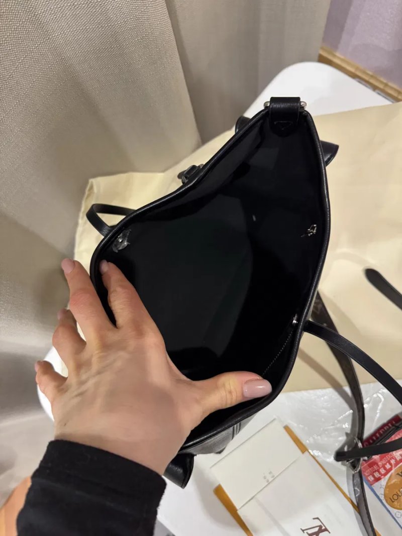 Сумка шопер чорна Louis Vuitton Луі Вітон Луї Віттон сумочка Луи Витон Виттон велика — фото 6