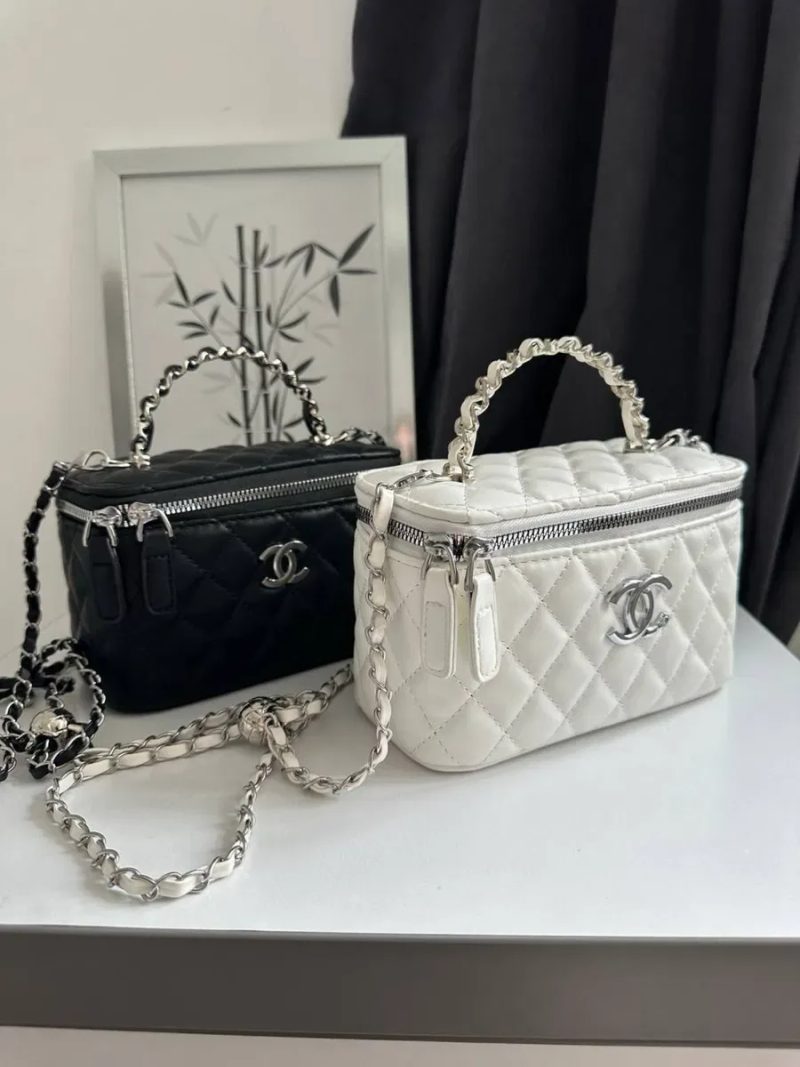 Сумка в стилі шанель chanel, популярна модна міні сумочка бочонок — фото 2