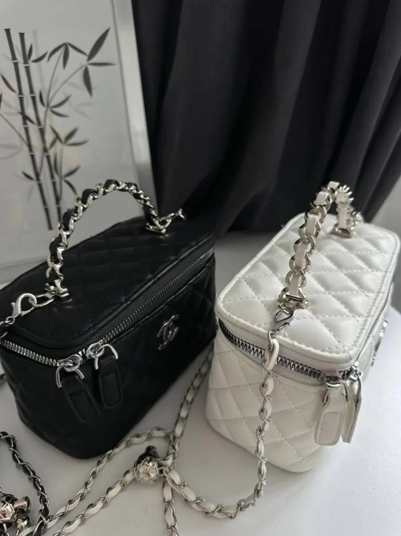 Сумка в стилі шанель chanel, популярна модна міні сумочка бочонок — фото 4