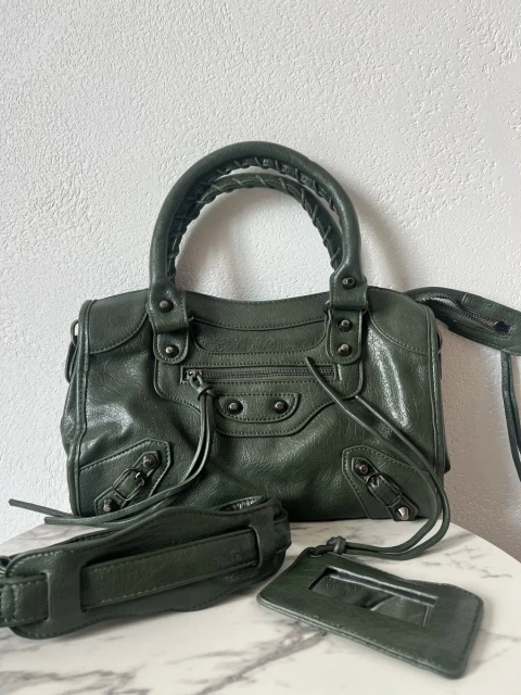 Сумка з лого balenciaga city bag