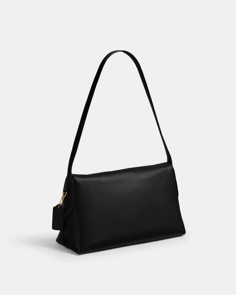 Сумка жіноча Coach Chelsea чорна/коричнева — фото 2