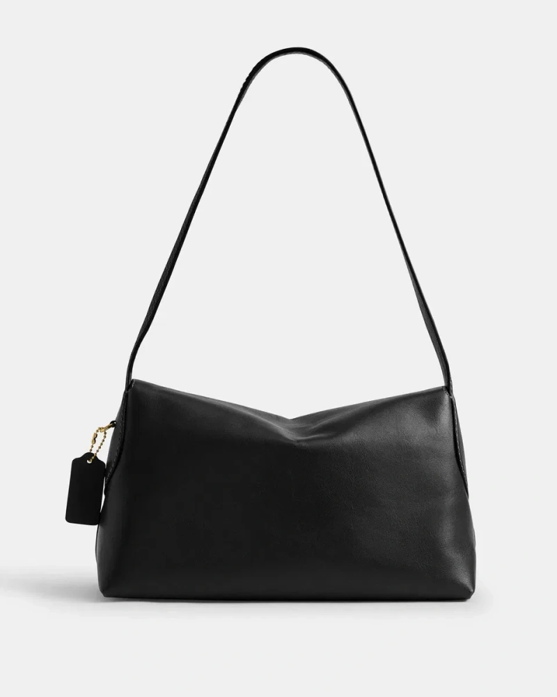 Сумка жіноча Coach Chelsea чорна/коричнева — фото 5