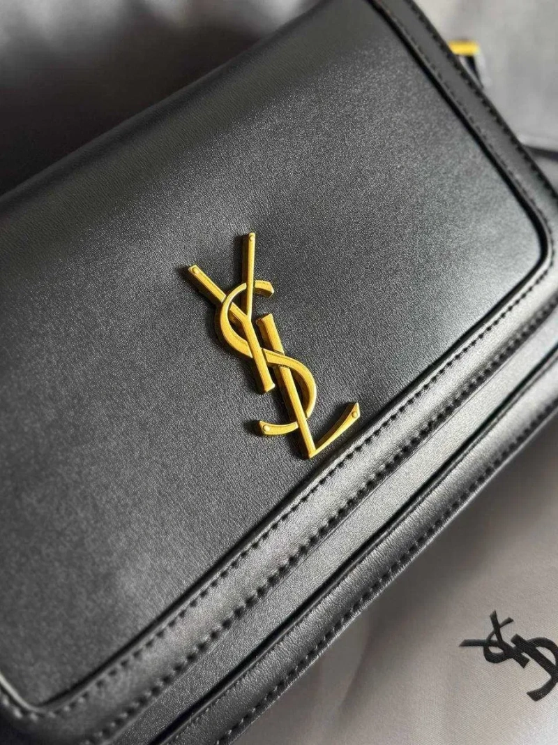 Сумка жіноча Yves Saint Laurent чорна маленька сумка Брендові сумки Сумка з натуральної шкіри Женские сумки — фото 2