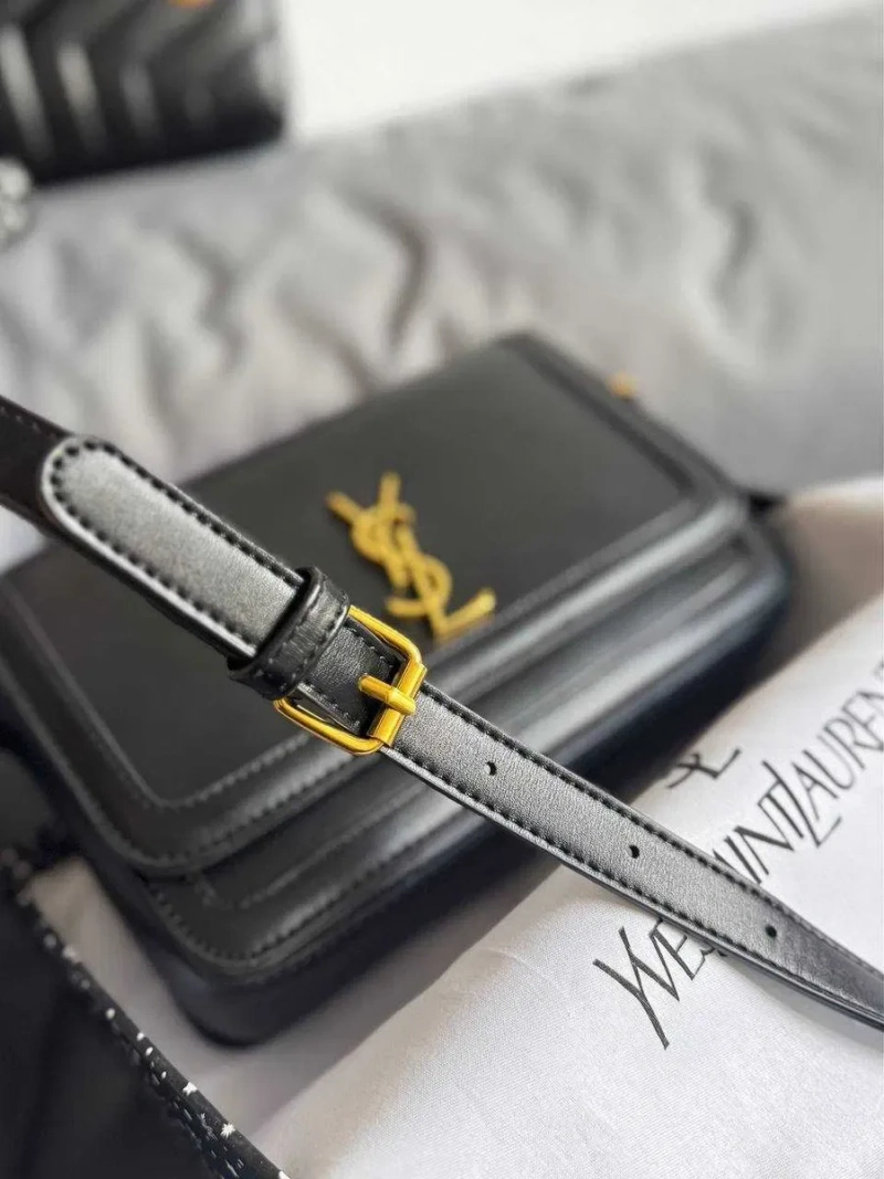 Сумка жіноча Yves Saint Laurent чорна маленька сумка Брендові сумки Сумка з натуральної шкіри Женские сумки — фото 3