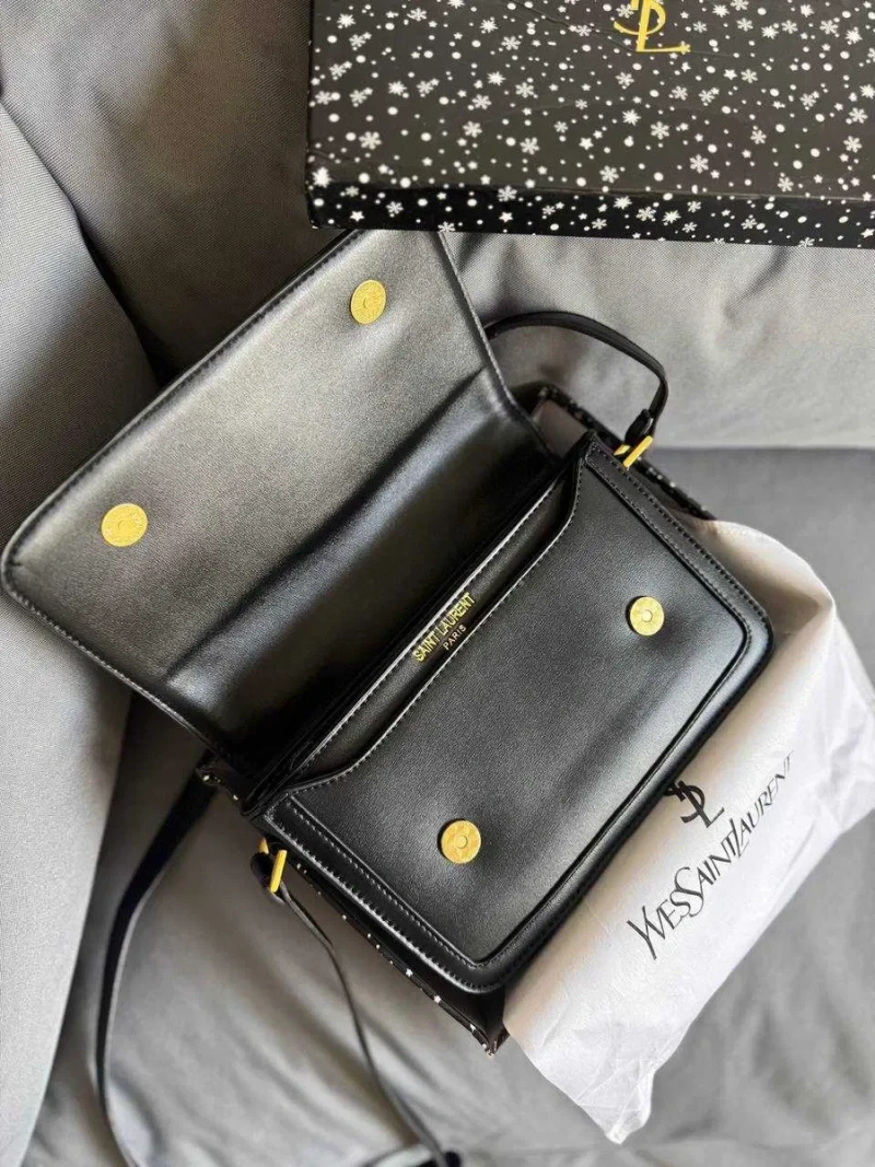 Сумка жіноча Yves Saint Laurent чорна маленька сумка Брендові сумки Сумка з натуральної шкіри Женские сумки — фото 7