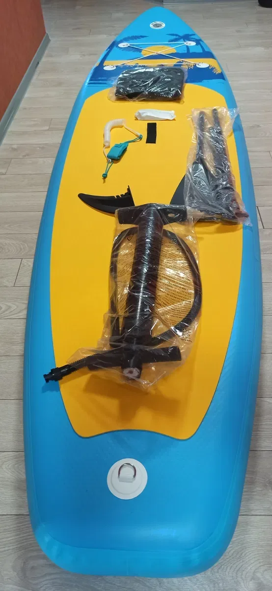 Sup board сап 335х85 см paddle надувна дошка для плавання — фото 3