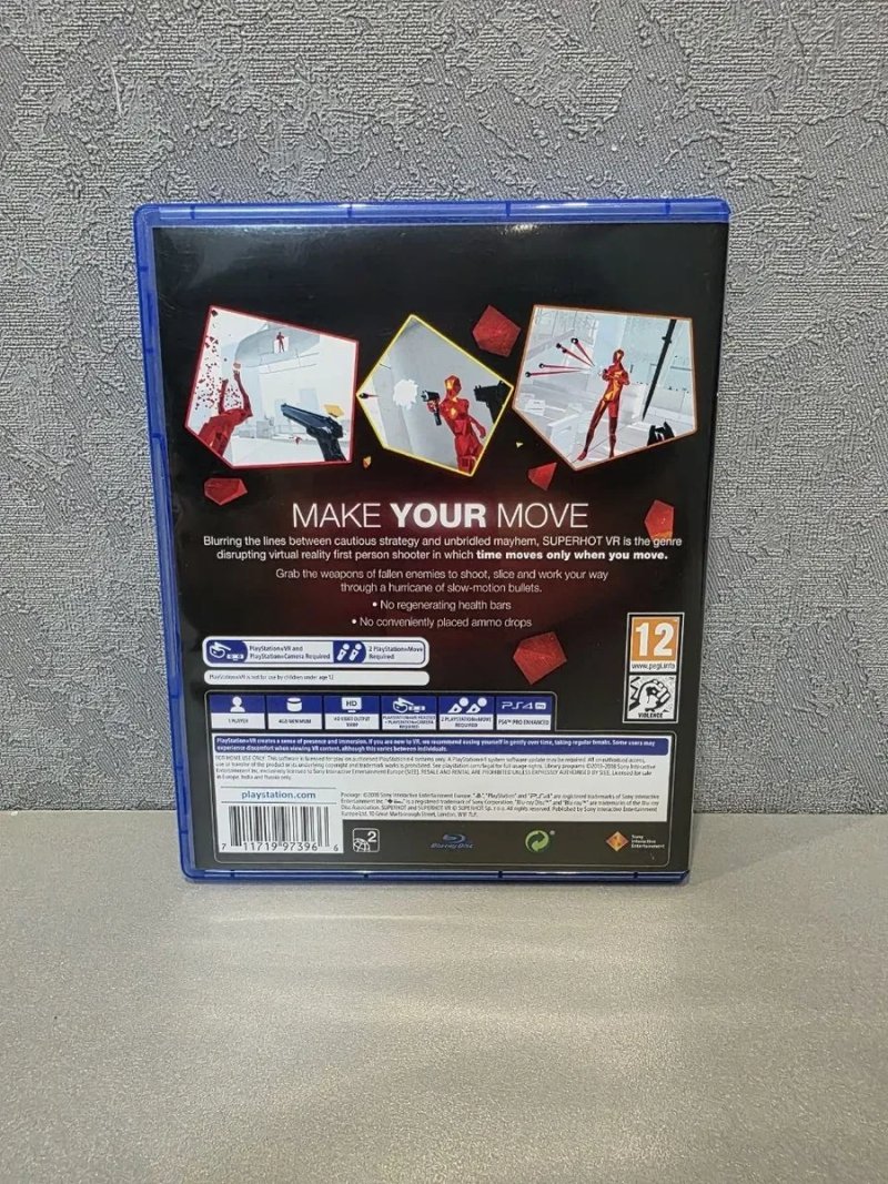 SuperHot VR Super Hot RUS Магазин Ps 4 5 Ps4 Ps5 Диск Обмін Гра Диски Ігри Sony Playstation — фото 3