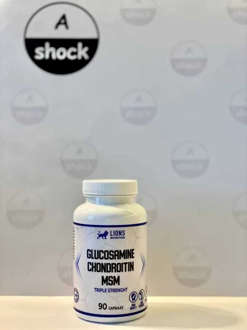 Суставы и связки Lions Nutrition Glucosamine Chondroitine MSM 90caps — фото 3