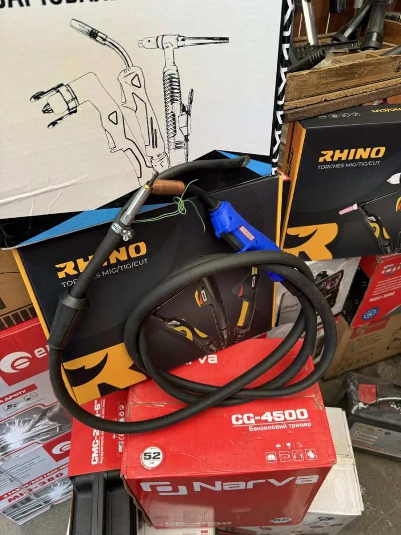 Сварочная горелка Rhino MB-15  сварочные рукава на все полуавтоматы — фото 6