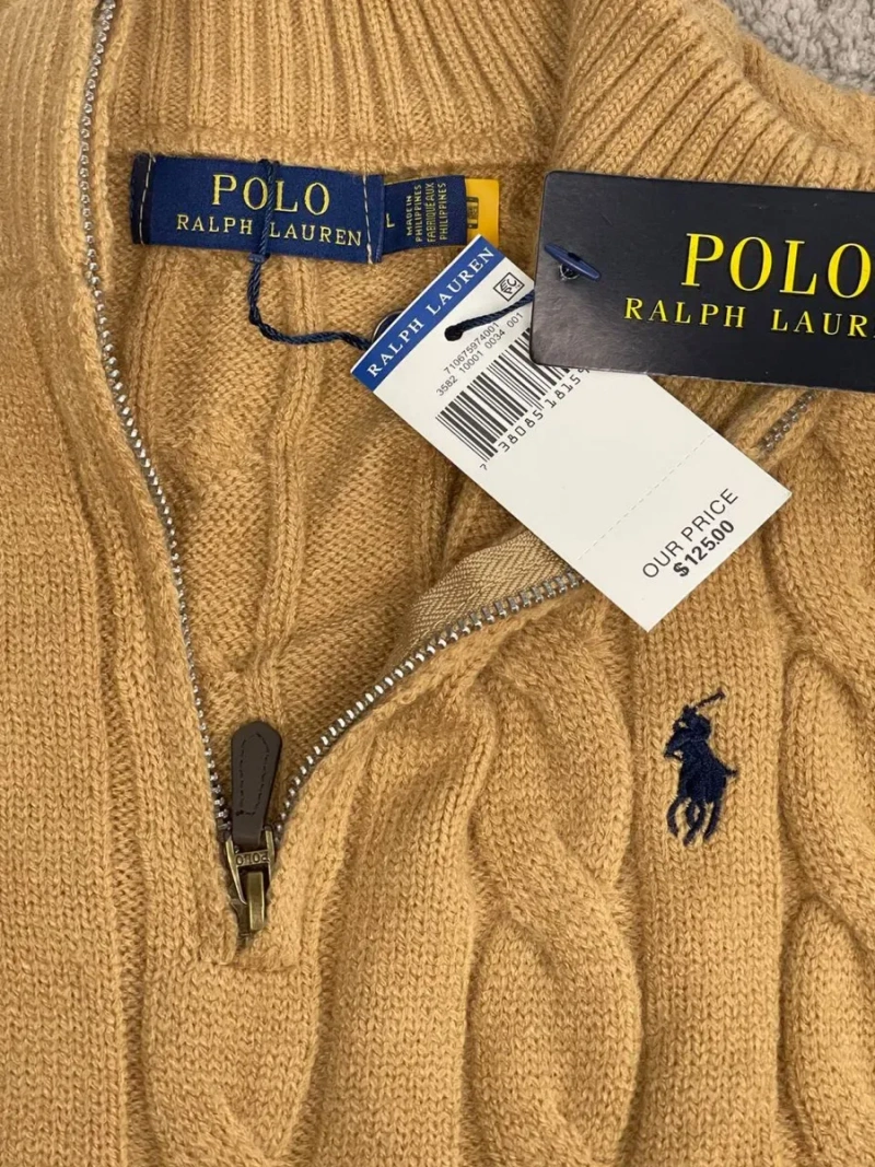 Светр Polo Ralph Lauren [ полузамок поло ральф ] — фото 5