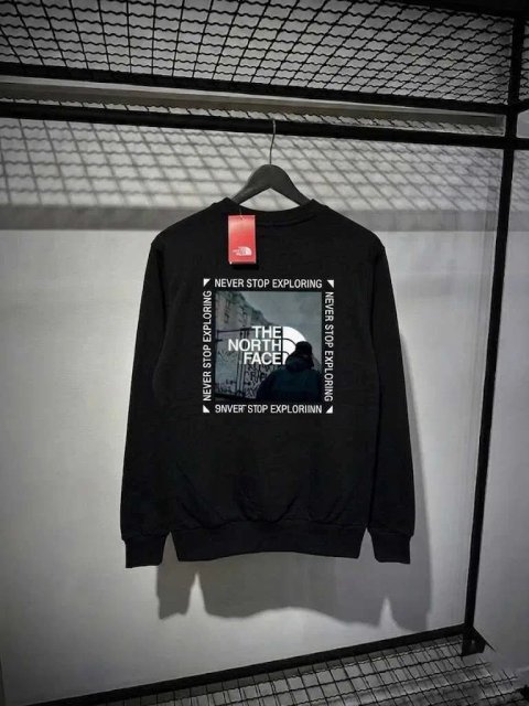 Свитшот Черный THE NORTH FACE KRBK Street — ТНФ Толстовка КРБК — XS/XXL