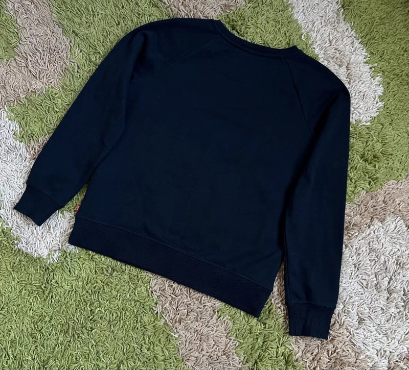 Світшот/кофта  Levi's чорний XS-S оверсайз оригінал — фото 5