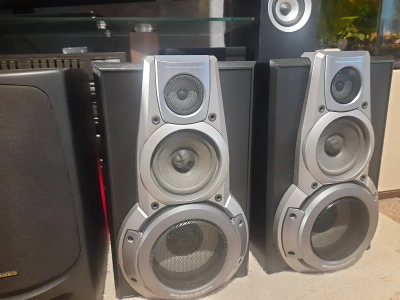 Technics, Колонки трехполосные, пассивные EH760 120вт усилитель  SU V300 (НЕДОРОГО) — фото 2