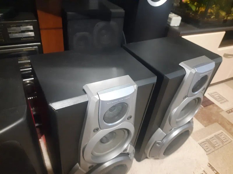 Technics, Колонки трехполосные, пассивные EH760 120вт усилитель  SU V300 (НЕДОРОГО) — фото 3
