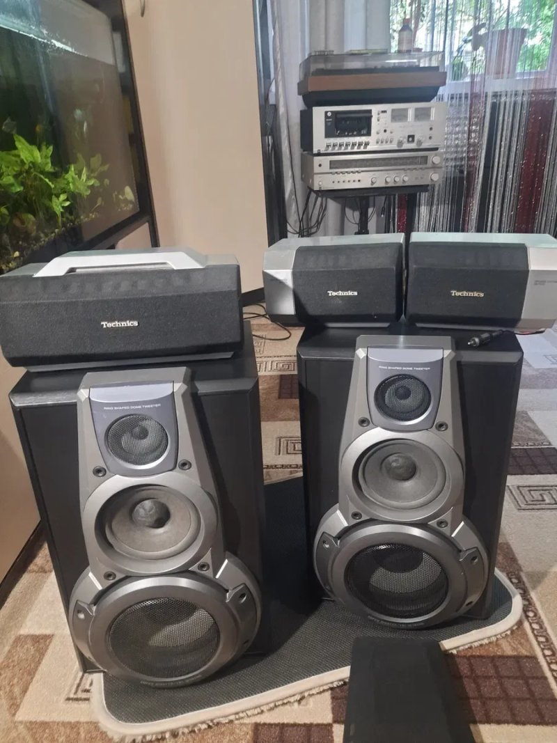 Technics, Колонки трехполосные, пассивные EH760 120вт усилитель  SU V300 (НЕДОРОГО) — фото 6