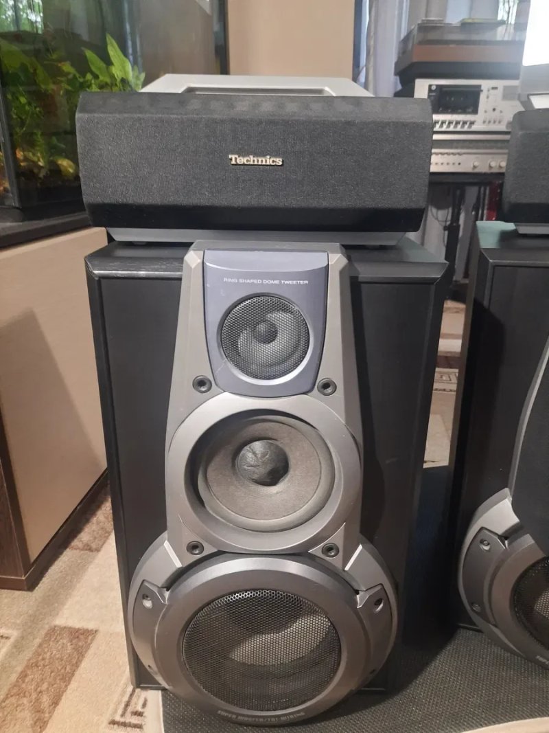 Technics, Колонки трехполосные, пассивные EH760 120вт усилитель  SU V300 (НЕДОРОГО) — фото 7