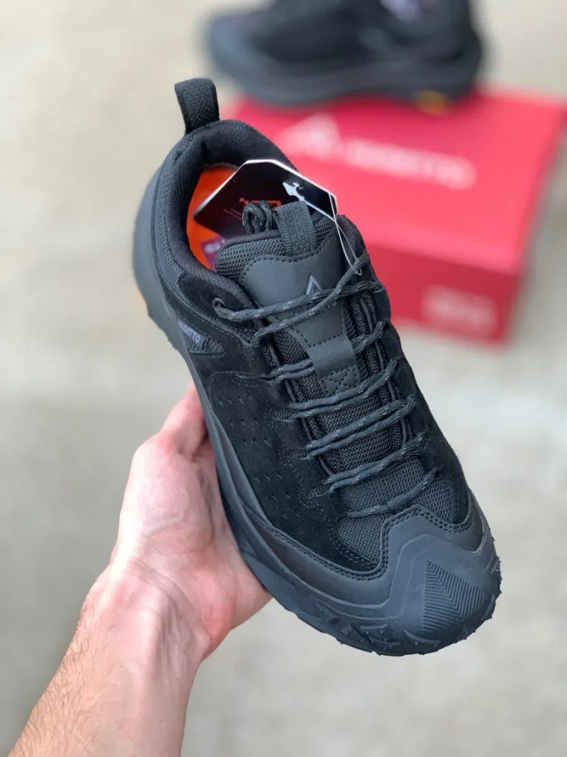 Теплі чоловічі кросівки Humtto 371081A3 All Black (41-46) — водостійкі, фліс, осінь-зима | Хумтто — фото 6