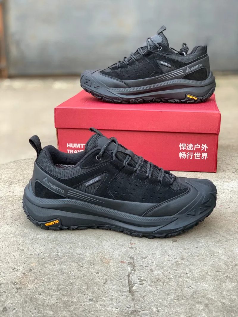 Теплі чоловічі кросівки Humtto 371081A3 All Black (41-46) — водостійкі, фліс, осінь-зима | Хумтто — фото 7