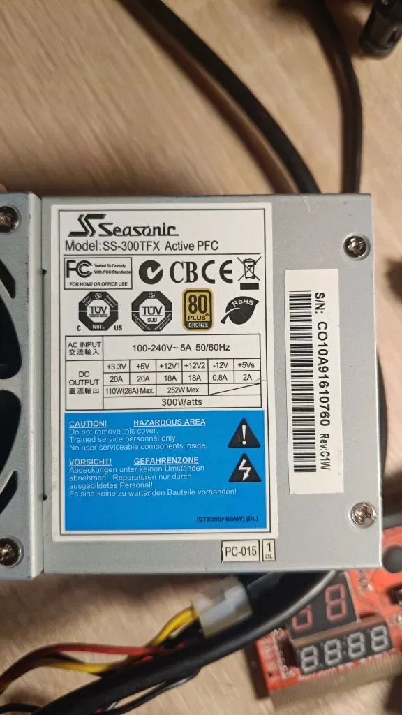 Tfx sfx atx seasonic gamemax 750w — фото 3