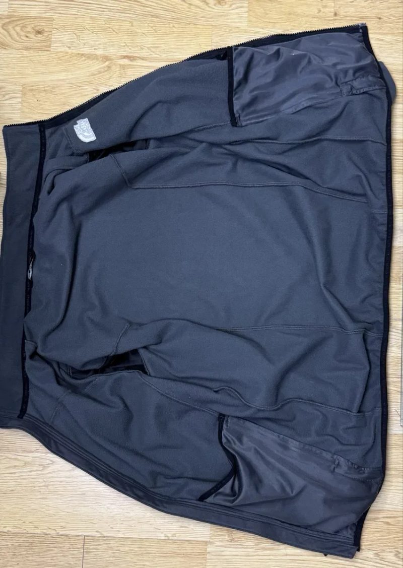 The North Face кофта толстовка L размер флисовая серая трекинговая — фото 3