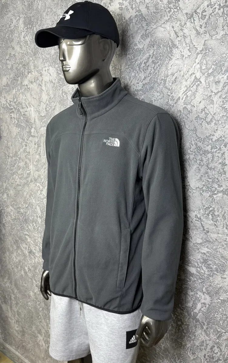 The North Face кофта толстовка L размер флисовая серая трекинговая — фото 5