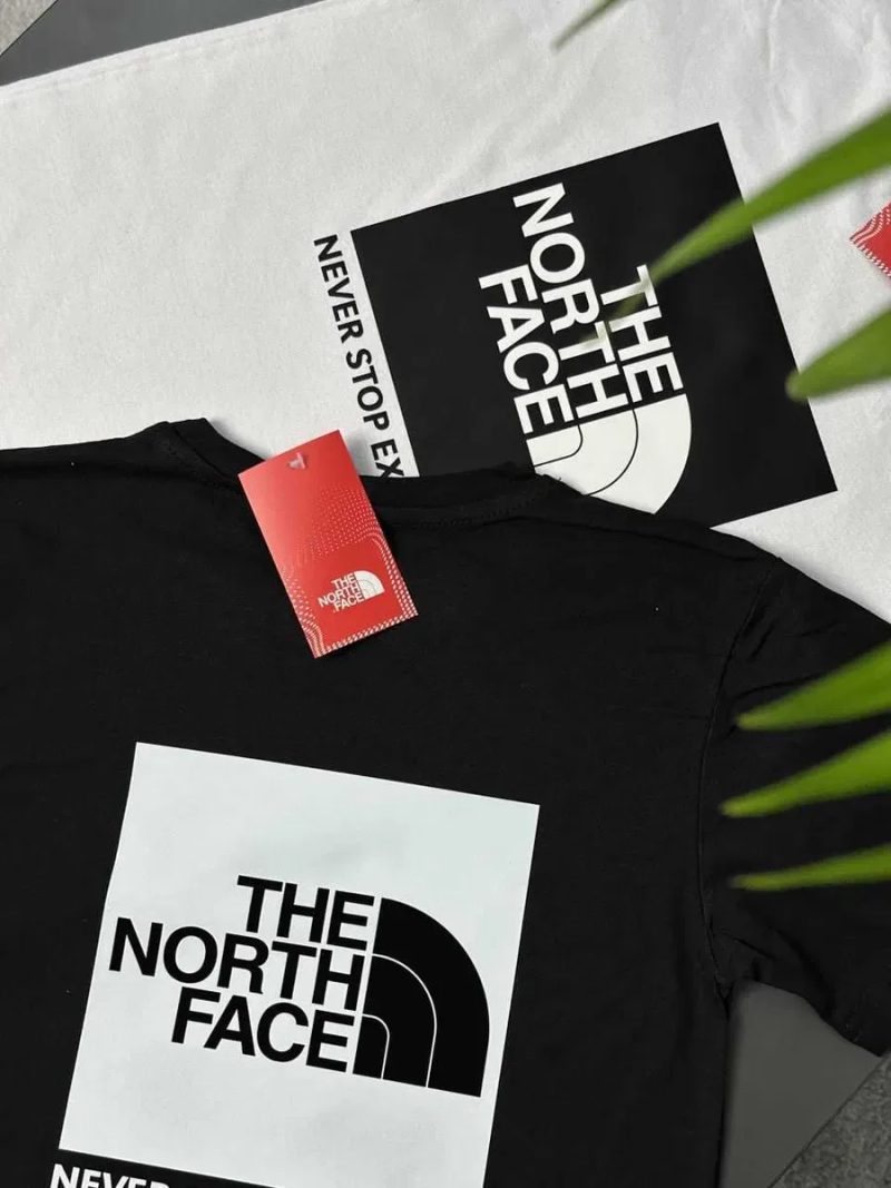 TNF // Футболка THE NORTH FACE Purple Mountains // Большой Принт Фиолетовые Горы ТНФ — фото 4