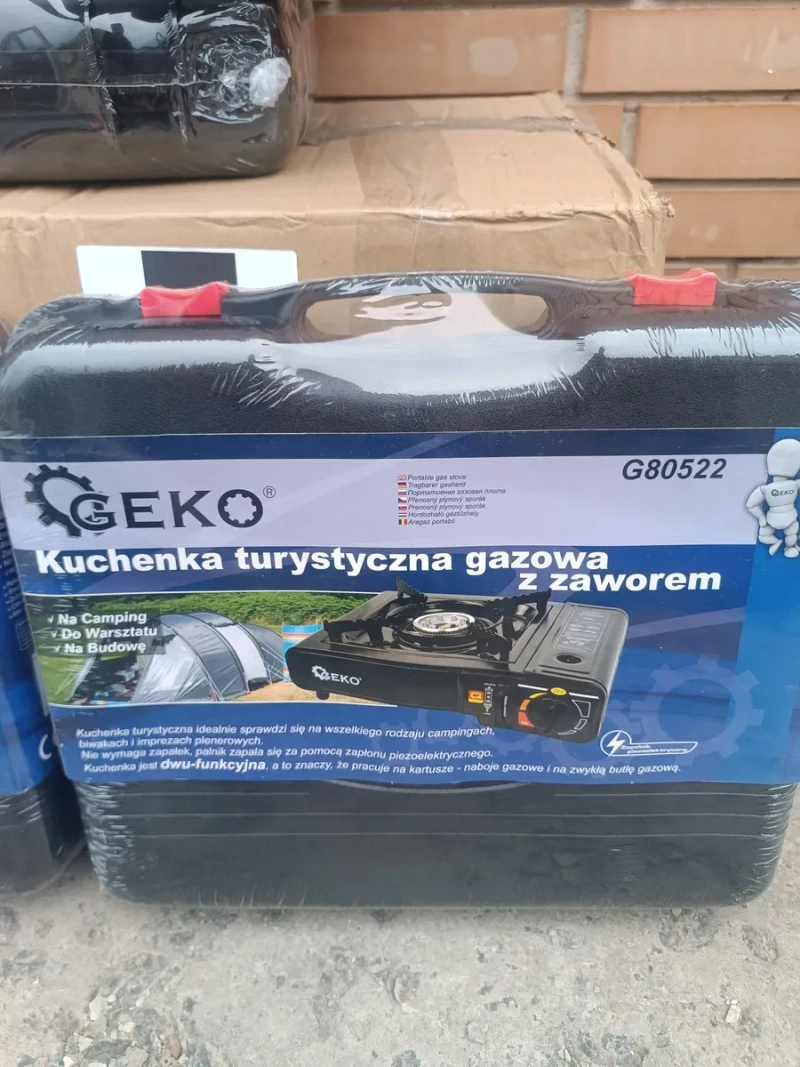 Топ продажу.Портативна газова плита з перехідником під великий балон плюс 4 балони в комплекті — фото 5